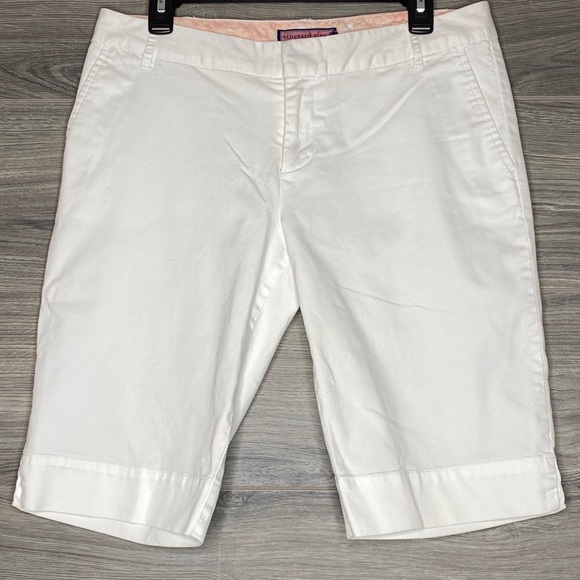 Vineyard Vines Pants - Vineyard Vines White Bermuda Shorts Women’s Sz 10